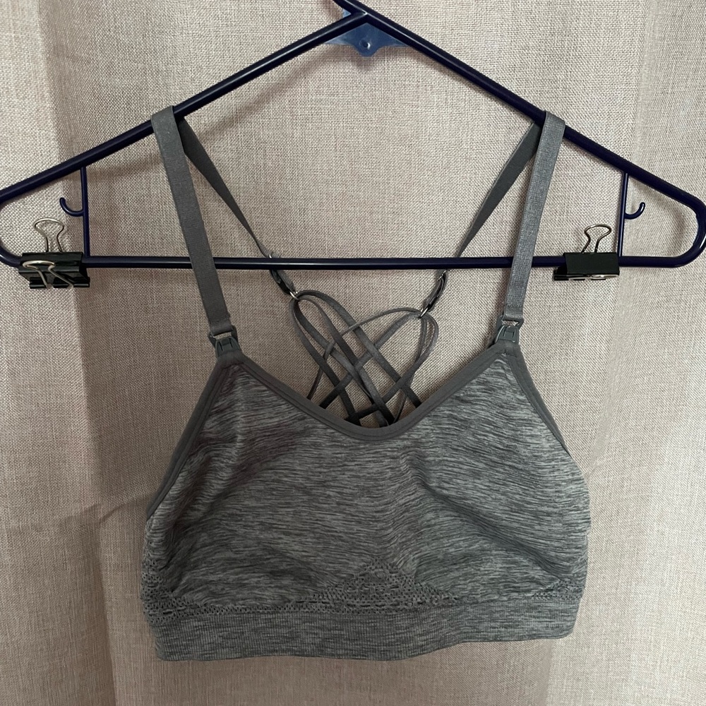 Maternity nursing sports bra